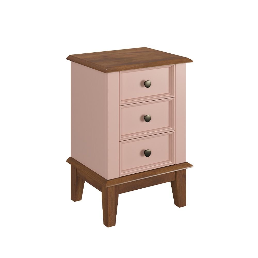 Mesa de Cabeceira Madeira Maciça - ROSA