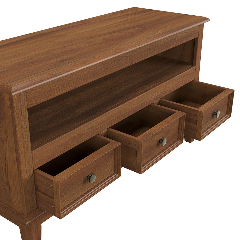 Rack 3 Gavetas - Amêndoa - Verniz
