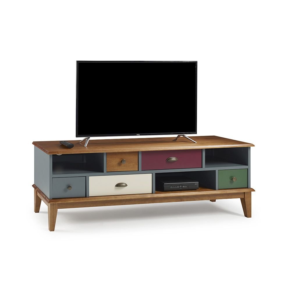 Rack 5 Gavetas Cinza Color