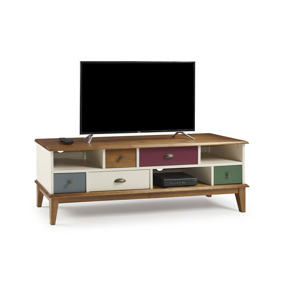 Rack 5 Gavetas Off White Color