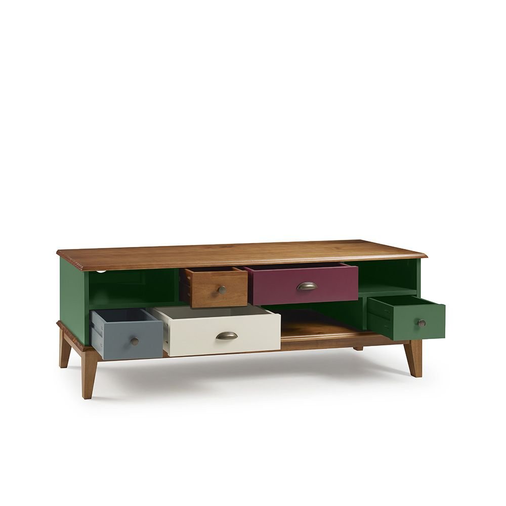 Rack 5 Gavetas Verde Color