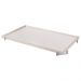 Bandeja Espelhada Gala MDF Laqueado Off White Pés Metal Cromado
