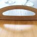 Bandeja Vale Decorativa MDF Laminado Ébano Couro Marrom
