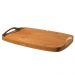 Bandeja Vale Decorativa MDF Laminado Castanho Couro Marrom