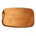 Bandeja Vale Decorativa MDF Laminado Castanho Couro Marrom