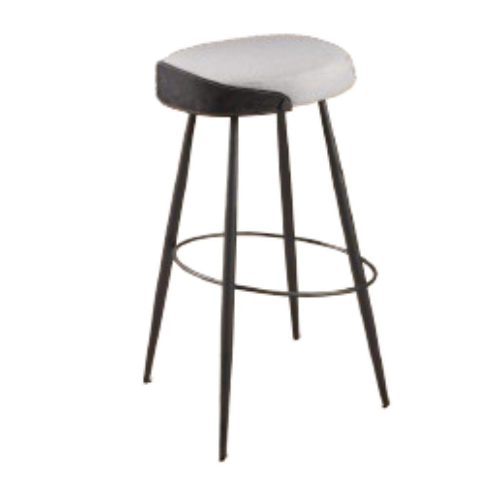 Conjunto Mesa Bistrô Copa Ébano com 2 Banquetas Metal Grafite