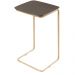 Mesa de Apoio Slim Concreto em Metal Ouro