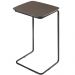 Mesa de Apoio Slim Concreto em Metal Preto