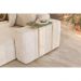 Mesa de Apoio Slim Verde em Metal Ouro