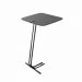 Mesa de Apoio para Sofá Concreto com Base em Metal Preto