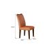  Kit 02 Cadeiras Sala de Jantar Larissa New MDF Moveis Leifer Braúna, Joli Terracota