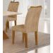  Kit 04 Cadeiras Sala de Jantar Larissa New MDF Moveis Leifer Freijó, Joli Gold