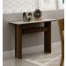 Aparador Tampo MDF/Vidro Florença New Leifer Móveis Braúna/Off White