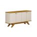 Buffet Ilheus 4 Portas 1 Gaveta 1 Prateleira Moveis Leifer Freijó/Off White