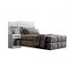 Cabeceira Painel Box Solteiro Pequim Bronze Com Mesa De Cabeceira Leifer 