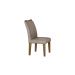 Cadeira Larissa Premium MDF Moveis Leifer Braúna, Pena Palha
