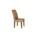 Cadeira Larissa Premium MDF Moveis Leifer Freijó, Pena Caramelho