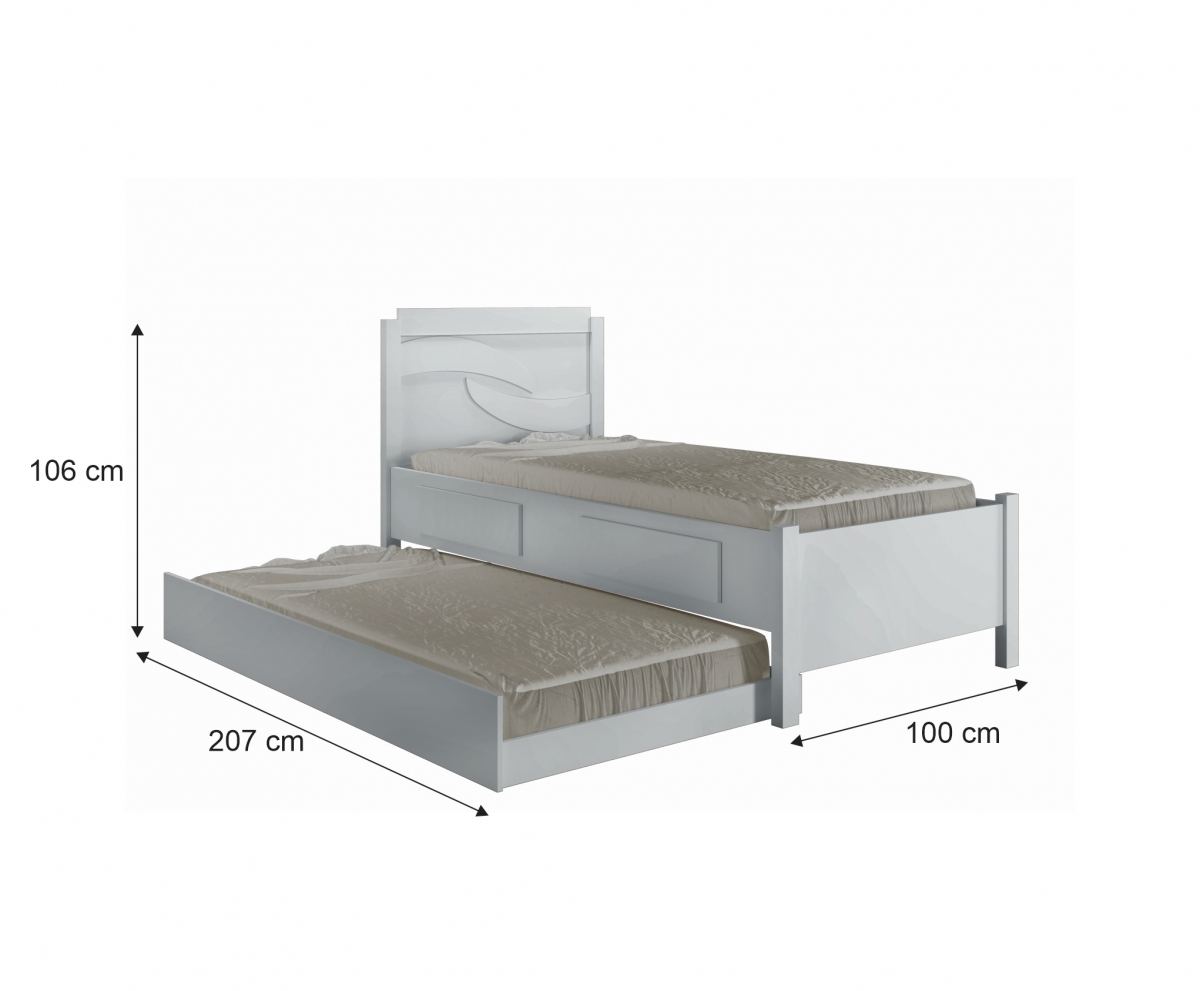 Cama Bibox Spazu New Leifer Moveis Branco