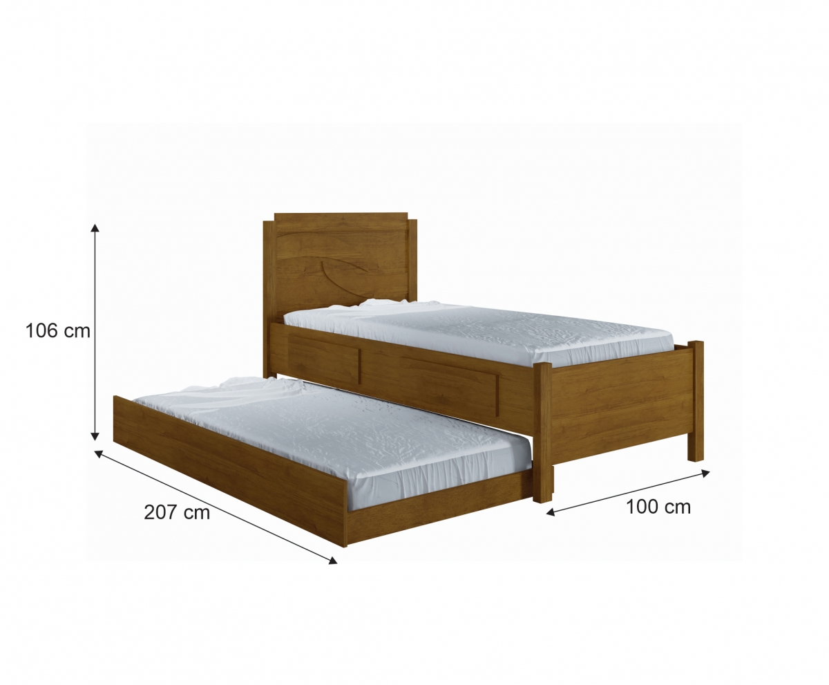 Cama Bibox Spazu New Leifer Moveis Freijó