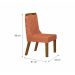Conjunto Sala de Jantar Agata Mesa Freijo/Chumbo 1,80m C/ 6 Cadeiras Joli Terracota Moveis Leifer Freijó/Chumbo
