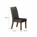 Conjunto Sala de Jantar Atenas Mesa Freijo/Chumbo 1,20m C/ 4 Cadeiras Joli Chumbo Moveis Leifer Freijó/Chumbo