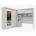 Guarda Roupa Modulado com Espelho 2,59m 2 Portas de Correr 7 Gavetas Sparta New Leifer Móveis  Branco, Com Espelho
