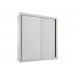 Guarda Roupa New Milan 2 Portas 2 Gavetas S/Espelho Leifer Branco