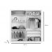 Guarda Roupa New Milan 2 Portas 2 Gavetas S/Espelho Leifer Branco