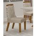 Kit 02 Cadeiras Sala de Jantar Agata Madeira Moveis Leifer Freijó, Joli Camurça