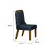 Kit 02 Cadeiras Sala de Jantar Agata Madeira Moveis Leifer Freijó, Joli Chumbo