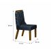 Kit 02 Cadeiras Sala de Jantar Agata Madeira Moveis Leifer Freijó, Joli Chumbo