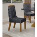 Kit 02 Cadeiras Sala de Jantar Agata Madeira Moveis Leifer Freijó, Joli Chumbo