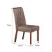 Kit 02 Cadeiras Sala de Jantar Atenas Premium Madeira Moveis Leifer Freijó, Joli Camurça