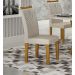 Kit 02 Cadeiras Sala de Jantar Clara Madeira Moveis Leifer Freijó, Joli Palha