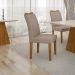 Kit 02 Cadeiras Sala de Jantar Pampulha New MDF Moveis Leifer Freijó, Veludo Camurça