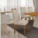 Kit 02 Cadeiras Sala de Jantar Pampulha New MDF Moveis Leifer Freijó, Veludo Palha