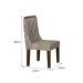 Kit 02 Cadeiras Sala de Jantar Perola Madeira Moveis Leifer Freijó, Joli Palha