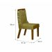 Kit 04 Cadeiras Sala de Jantar Agata MDF Leifer Moveis Freijó, Joli Gold