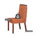Kit 04 Cadeiras Sala de Jantar Agata Madeira Moveis Leifer Freijó, Joli Terracota