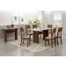 Mesa de Jantar 1,60m para 6 Cadeiras Florença New Leifer Moveis CADEIRAS NÃO INCLUSAS Braúna/Off White