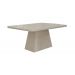 Mesa de Jantar Slim Retangular Tampo Copo MDF/Vidro 180cm Pampulha New Moveis Leifer CADEIRAS NÃO INCLUSAS Off White, Copo com vidro