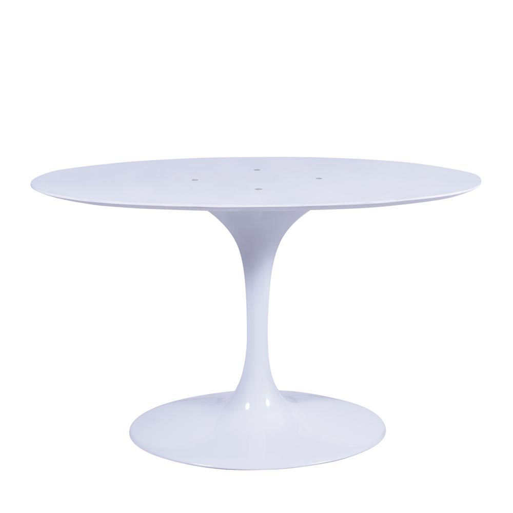 Base Mesa Saarinen Tulip Jantar Oval - Branca