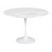 Conjunto Mesa Saarinen Redonda Espirito Santo 107cm + 4 Cadeiras Eames DSW - Preta