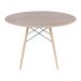 Mesa Eames Eiffel DSW Redonda 100 cm Imbuia