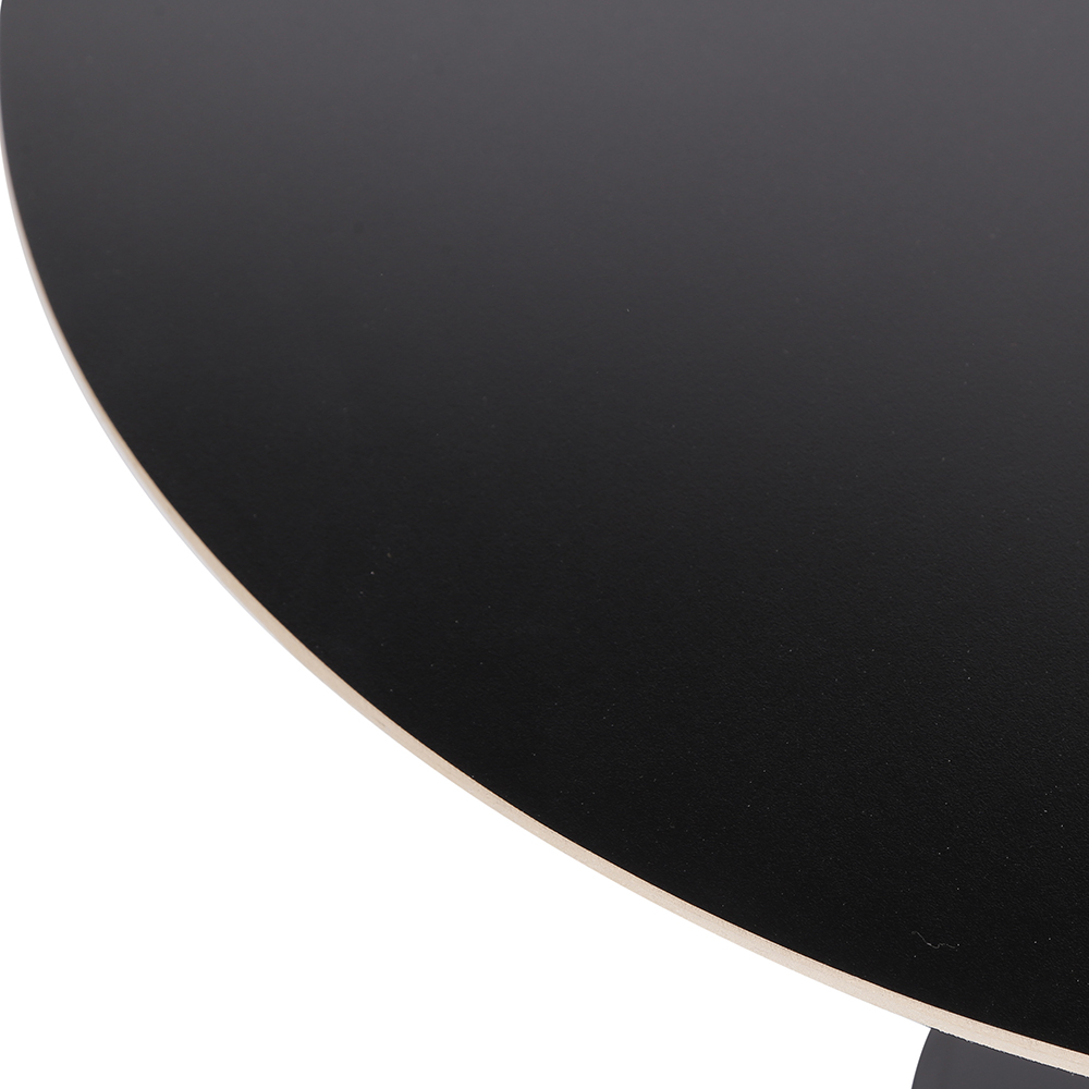 Mesa Eames Eiffel DSW Redonda 107cm Preta
