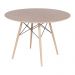 Mesa Eames Eiffel DSW Redonda 120cm Freijó