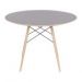 Mesa Eames Eiffel DSW Redonda 120cm Preta