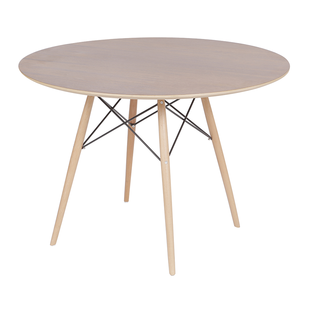 Mesa Eames Eiffel DSW Redonda 90 cm Imbuia