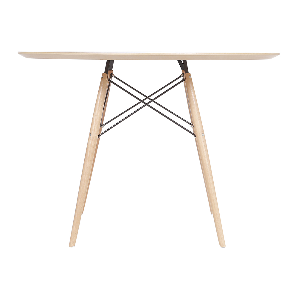 Mesa Eames Eiffel DSW Redonda 90 cm Imbuia