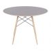 Mesa Eames Eiffel DSW Redonda 90 cm Preta